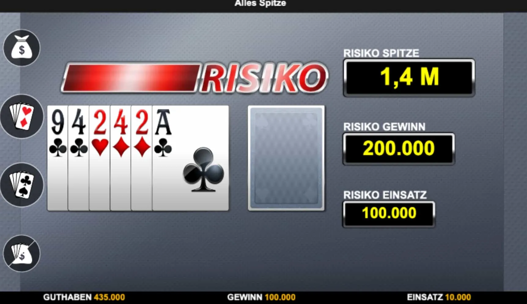 Spielverhalten optimieren &mdash; realistische Herangehensweise an Alles Spitze